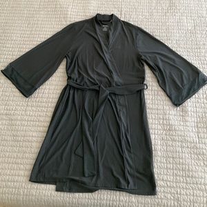 Gilligan & O'Malley Lightweight Short Kimono Robe - XS/S